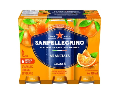 SanPellegrino Boisson pétillante aux fruits italienne Aranciata - 330.0 ML