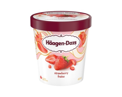 Haagen Dazs Strawberry Ice Cream - 450.0 ML