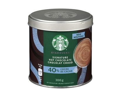 Starbucks MÉLANGE À CHOCOLAT CHAUD SIGNATURE, 40 % de cacao, contenant - 300.0 G