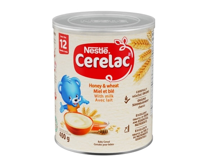 Nestlé Céréales pour bébés Miel et blé avec lait - 400.0 G