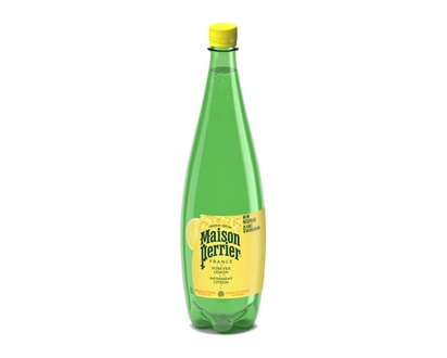 Maison Perrier Forever Lemon, Sparkling Water Beverage, Natural Lemon Flavour, No Calories, No Sweeteners, No Sodium, Sourced & Bottled In France - 1.