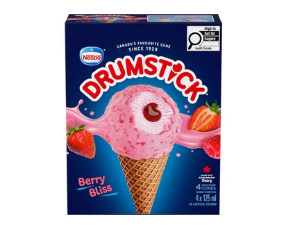 Nestlé Berry Bliss Cone, Strawberry Frozen Dessert - 125.0 ML