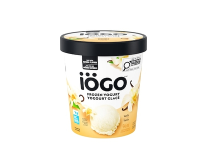 IOGO Frozen Yogurt, Vanilla, Real Dairy, Tub - 946.0 ML