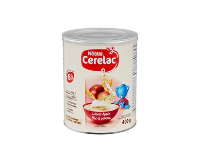 Nestlé Cerelac Wheat Apple Baby Cereal, 6 Months & Up - 400.0 G