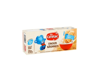 Nestlé Cerelac Fingers, Biscuits, Light Buttery Flavour, 1 Yr & Up - 160.0 G