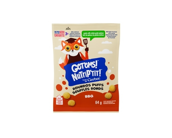 Get'ems BBQ Roundos Puffs - 64.0 G