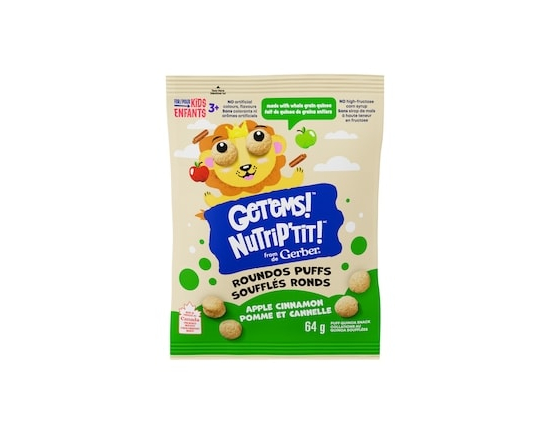 Get'ems Apple Cinnamon Roundos Puffs - 64.0 G