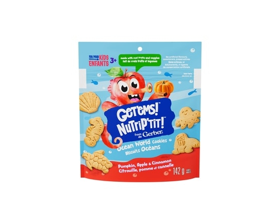 Get'ems Pumpkin, Apple & Cinnamon Ocean World Cookies - 142.0 G