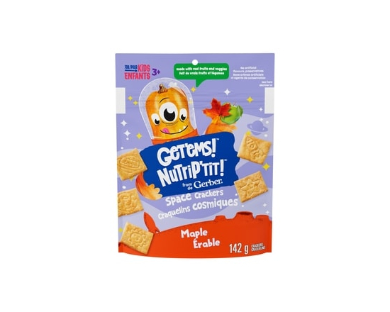 Get'ems Pizza Maple Crackers, Ages 3 & Up - 142.0 G