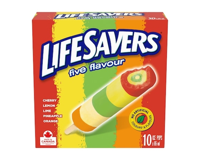 Nestlé Lifesavers Ice Pops, Five Flavour - 65.0 ML
