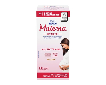 Nestlé Materna Prenatal Multivitamins, No 1 Dr Recommended - 100.0 EA