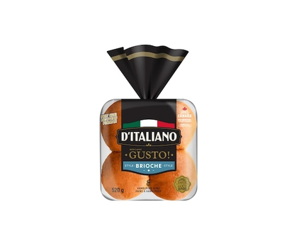 D'Italiano Gusto! Brioche Style Buns - 520.0 G