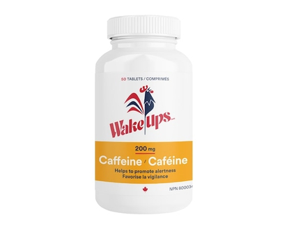 Wakeups 200mg Extra Strength Caffeine Tablets - 50 TAB