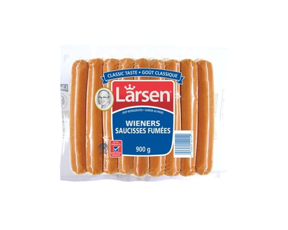 Larsen Classic Wieners, Family Pack - 900.0 G