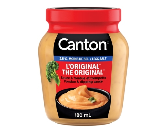 Canton Sauce à fondue et trempette L'Original 25 % moins de sel - 180.0 ML