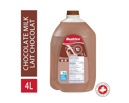 Partly Skimmed Chocolate Milk 1% - 4.0 L
