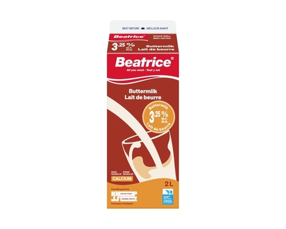 Beatrice Buttermilk, 3.25% - 2.0 L