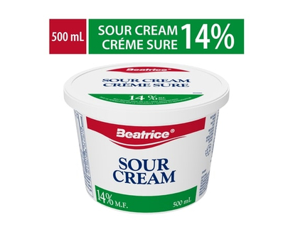 Beatrice 14% Sour Cream - 500.0 ML