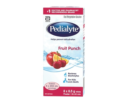 Pedialyte Electrolyte Powder Sticks, Fruit Punch - 1.0 EA