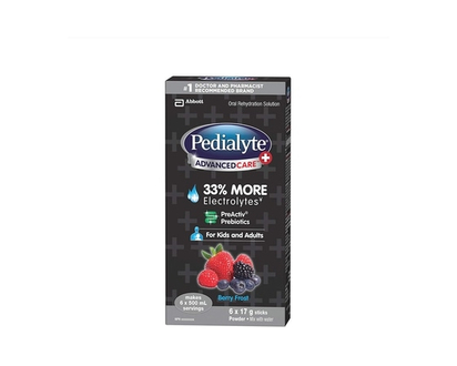 Pedialyte AdvancedCare® Plus Electrolyte Powder Sticks, Berry Frost - 102.0 G