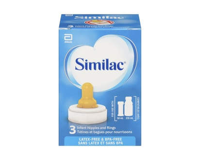 Similac Tétines et bagues pour bébés - 3.0 EA