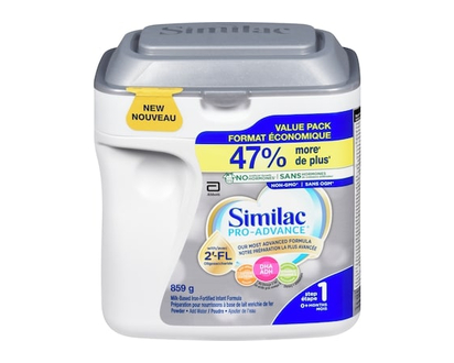 Similac Pro-Advance Step 1 Baby Formula, 0+ Months - 859.0 G