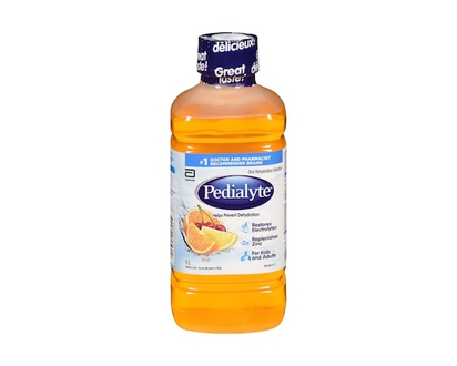 Pedialyte Electrolyte Drink, Oral Rehydration Solution, Fruit - 1.0 L