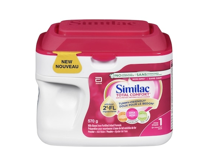 Similac Total Comfort Baby Formula, Powder, 0+ Months, Pink - 570.0 G