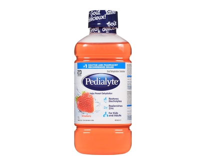 Pedialyte Oral Rehydration Solution Strawberry - 1.0 L