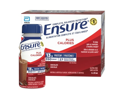 Ensure Plus Calories, Nutritional Supplement Shake, Chocolate - 235.0 ML