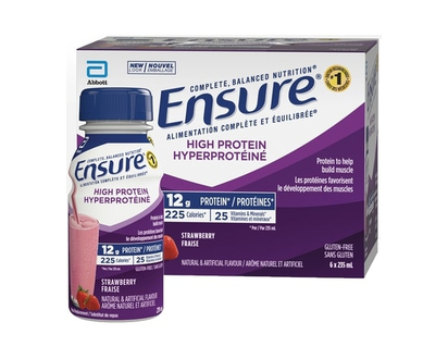 Ensure High Protein, Meal Replacement Shakes, Strawberry - 235.0 ML