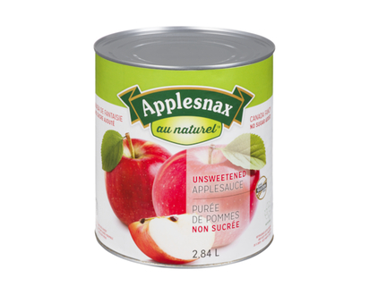 Apple Sauce, Unsweetened - 2.84 L