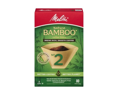 Melitta Bamboo Coffee Filters - 80.0 EA