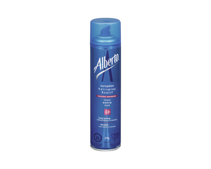 Alberto European Hairspray for hair styling Extra Hold unscented - 213.0 G