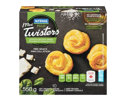 Krinos Fillo Twisters Spinach - 550.0 G
