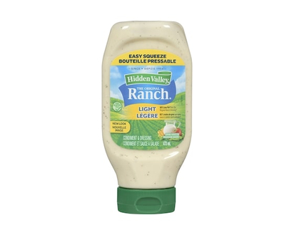 Hidden Valley Original Ranch Light Salad Dressing & Topping, Gluten Free - 473.0 ML