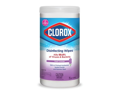 Clorox Wipes Fresh Lavender - 75.0 EA