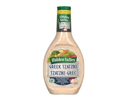 Hidden Valley Greek Tzatziki Salad Dressing & Topping, Gluten Free - 473.0 ML