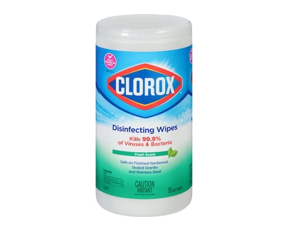 Clorox Serviettes désinfectantes au parfum fraîcheur - 75.0 EA