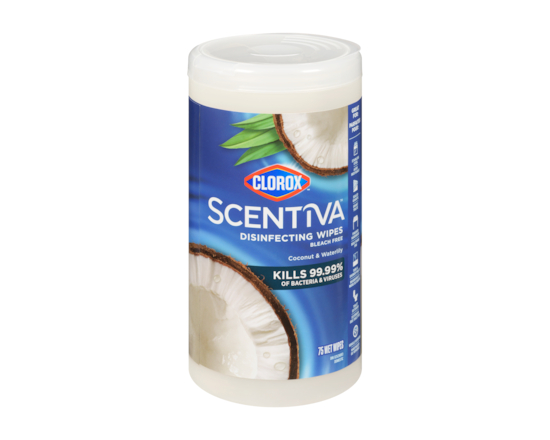 Disinfecting Wipes Coconut & Waterlily - 75.0 EA