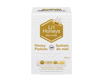 Li'L Honeys Honey 100% Pure Canadian 120 X 7 G (840 G) - 840.0 G