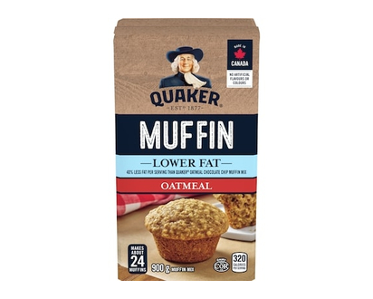Quaker Lower Fat Oatmeal Muffin Mix - 900.0 G