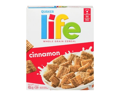 Quaker Life Cinnamon Cereal - 455.0 G