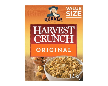Quaker Harvest Crunch Original Granola Cereal - 1.4 KG