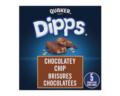Quaker Dipps Granola Bars – Chocolatey Chip - 156.0 G