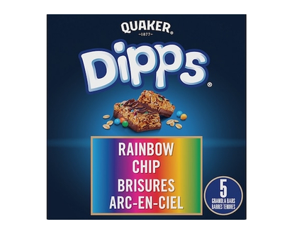 Quaker Dipps Granola Bars – Rainbow Chip - 150.0 G
