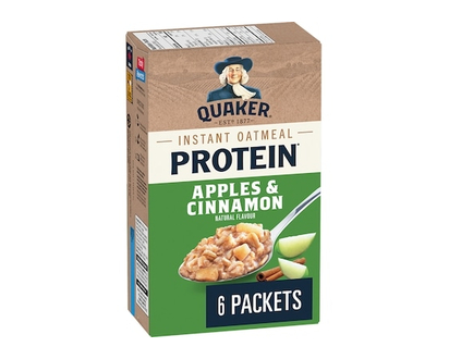 Quaker High Protein Apples & Cinnamon Instant Oatmeal - 228.0 G