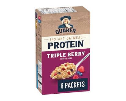 Quaker High Protein Triple Berry Instant Oatmeal - 228.0 G
