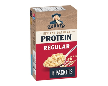 Quaker Protein Instant Oatmeal, Regular, 6 packets - 168.0 G