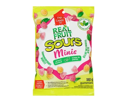 Dare Naturally Flavoured Candy Sours Minis Summerfruit Burst Gummies - 180.0 G